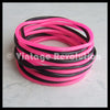 12 MIXED NEON Rubber Bracelets Wristbands Nu Rave